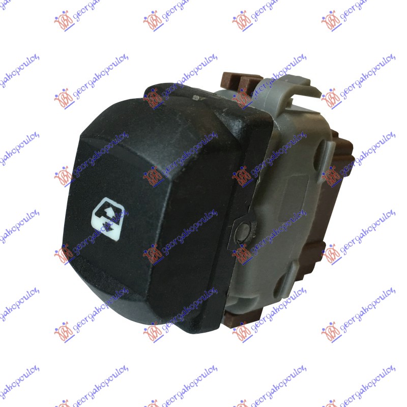 PREKIDAC U PREDNJIM VRATIMA (1 TASTER) (BRAON KONEKTOR) (6 PIN) RENAULT CLIO III 2006-2009 (BR0 1/CR0 1)