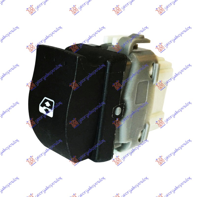 PREKIDAC U PREDNJIM/ZADNJIM VRATIMA (1 TASTER) (BELI KONEKTOR) (AUTO) (6 PIN) RENAULT ESPACE 2003-2012 (JKO/JK1)