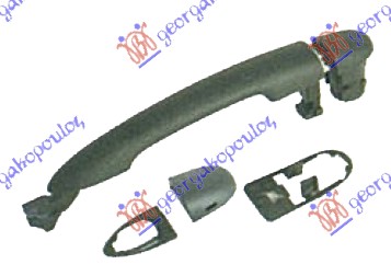 KVAKA VRATA SPOLJASNJA CRNA RENAULT MEGANE CABRIO 2003-2006 (EM0/EM1)