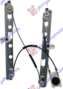 PODIZAC PREDNJEG PROZORA ELEKTRICNI (BEZ MOTORA) 4/5 VRATA RENAULT MEGANE SDN-H/B-L/B 2005-2008 (LM0/LM1)