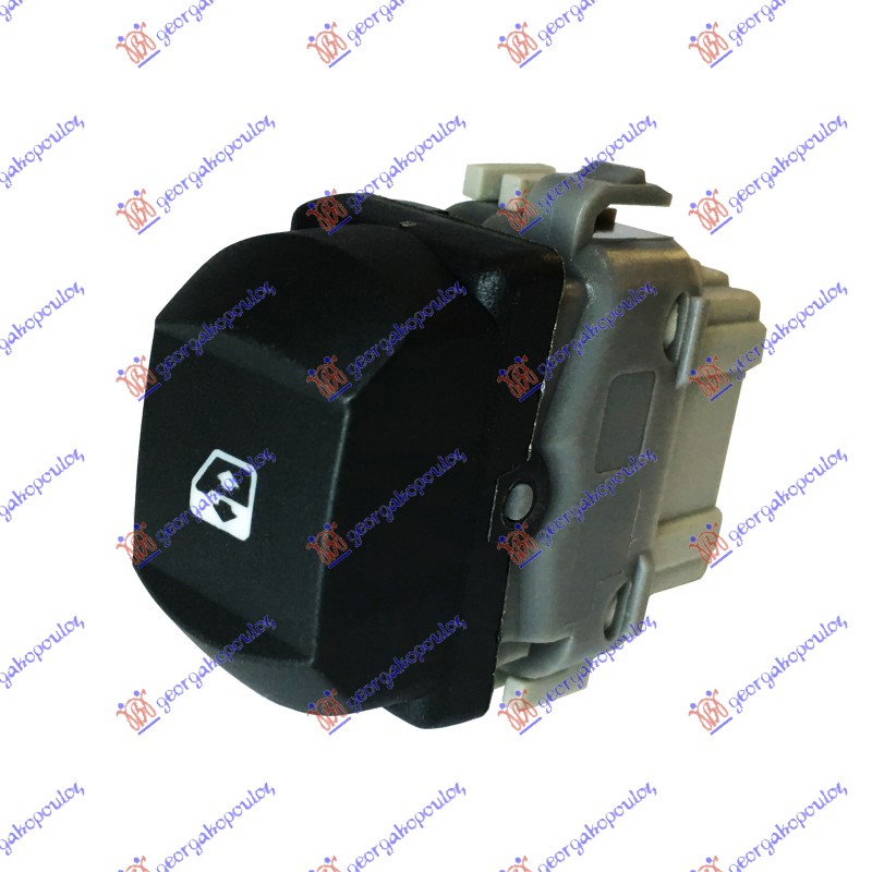 PREKIDAC U PREDNJIM VRATIMA (1 TASTER) (SIVI KONEKTOR) (AUTO) (6 PIN) RENAULT LAGUNA 2000-2007 (KG0/KG1)