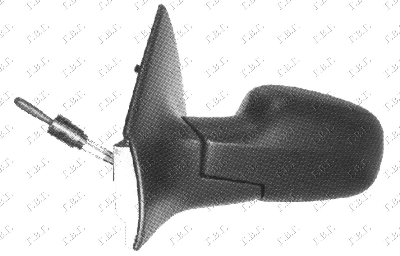 RETROVIZOR MEHANICKI SA SAJLOM (A KVALITET) (ASFERICNO STAKLO) RENAULT MEGANE SDN-H/B-L/B 2005-2008 (LM0/LM1)