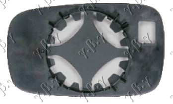 STAKLO RETROVIZORA (KONVEKSNO) RENAULT MEGANE SDN-H/B-L/B 2005-2008 (LM0/LM1)