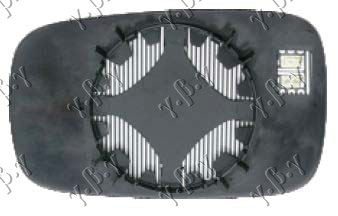 STAKLO RETROVIZORA SA GREJACEM (KONVEKSNO) RENAULT MEGANE SDN-H/B-L/B 2005-2008 (LM0/LM1)