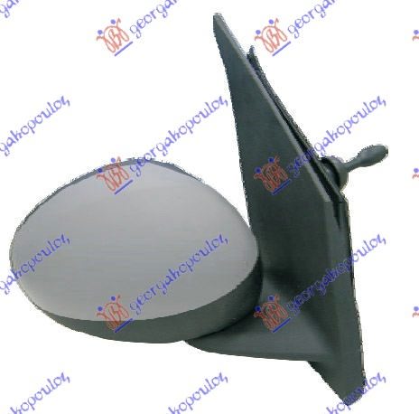 RETROVIZOR MEHANICKI SA SAJLOM PM (A KVALITET) (KONVEKSNO STAKLO) TOYOTA AYGO 2006-2012 (B1)