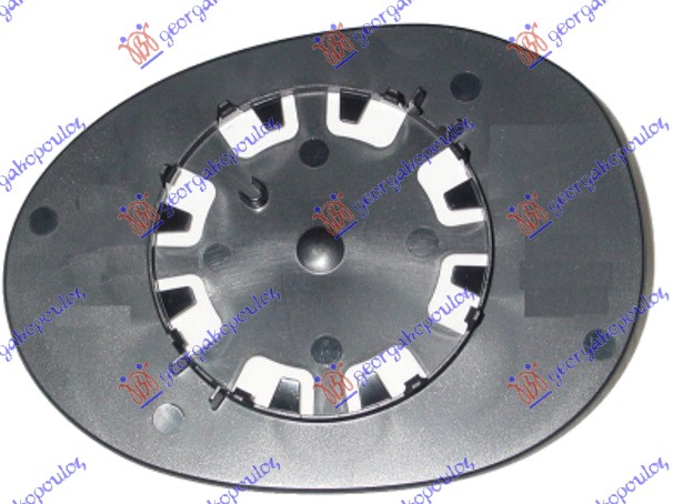 STAKLO RETROVIZORA (KONVEKSNO) PEUGEOT 107 2006-2012 (PM/PN)