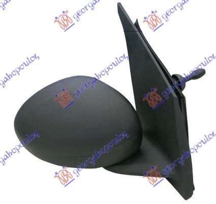 RETROVIZOR MEHANICKI SA SAJLOM CRNI (A KVALITET) (KONVEKSNO STAKLO) TOYOTA AYGO 2006-2012 (B1)