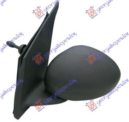 RETROVIZOR MEHANICKI SA SAJLOM CRNI (A KVALITET) (KONVEKSNO STAKLO) TOYOTA AYGO 2006-2012 (B1)