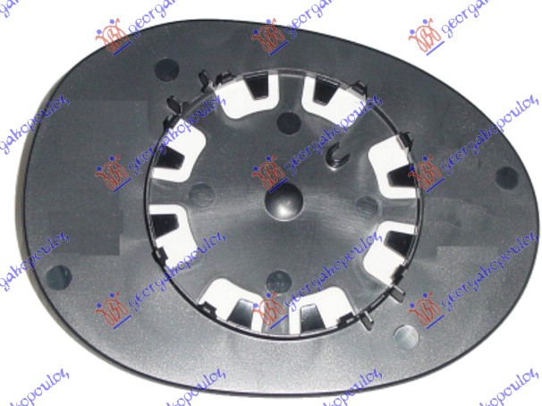 STAKLO RETROVIZORA (KONVEKSNO) TOYOTA AYGO 2006-2012 (B1)