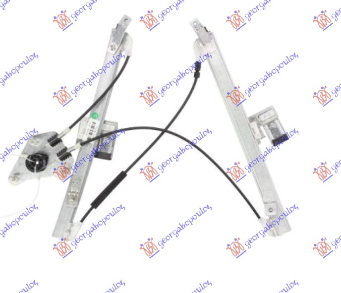 PODIZAC PREDNJEG PROZORA ELEKTRICNI (BEZ MOTORA) 5 VRATA SEAT LEON 2005-2013 (1P1)