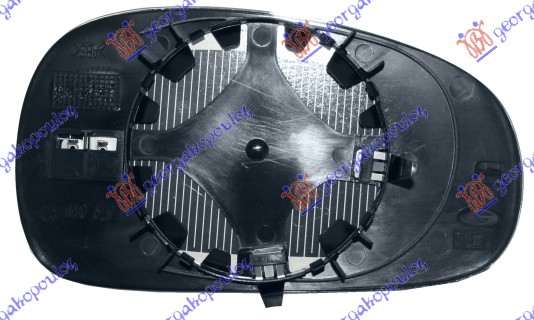 STAKLO RETROVIZORA SA GREJACEM -2009 (ASFERICNO) SEAT LEON 2005-2013 (1P1)