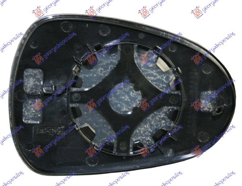 STAKLO RETROVIZORA SA GREJACEM 2009- (KONVEKSNO) SEAT LEON 2005-2013 (1P1)