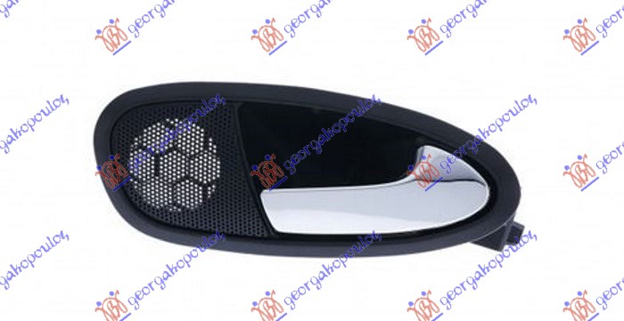 KVAKA PREDNJIH/ZADNJIH VRATA UNUTRASNJA HROM/CRNA SEAT LEON 2005-2013 (1P1)