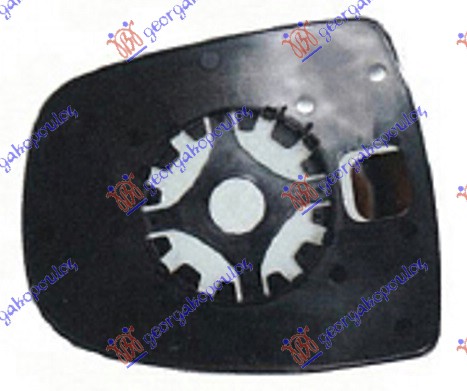 STAKLO RETROVIZORA (GORNJI DEO) (KONVEKSNO) NISSAN PRIMASTAR 2002-2006 (X83)