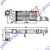 HLADNJAK INTERKULERA 1.3-1.7 CDTi (27.9x12.7x4.6) Z13 OPEL COMBO 2000-2012 (TF0/TF1)