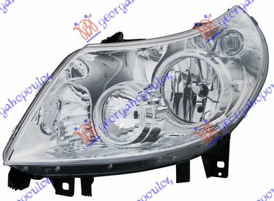 FAR ELEKTRICNI (H7/H1/PY21W/W5W) -2011 (DEPO) FIAT DUCATO III 2006-2014 (250)
