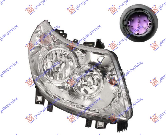 FAR ELEKTRICNI (H15/H7/PY21W/W5W) 2011- (MARELLI) FIAT DUCATO III 2006-2014 (250)