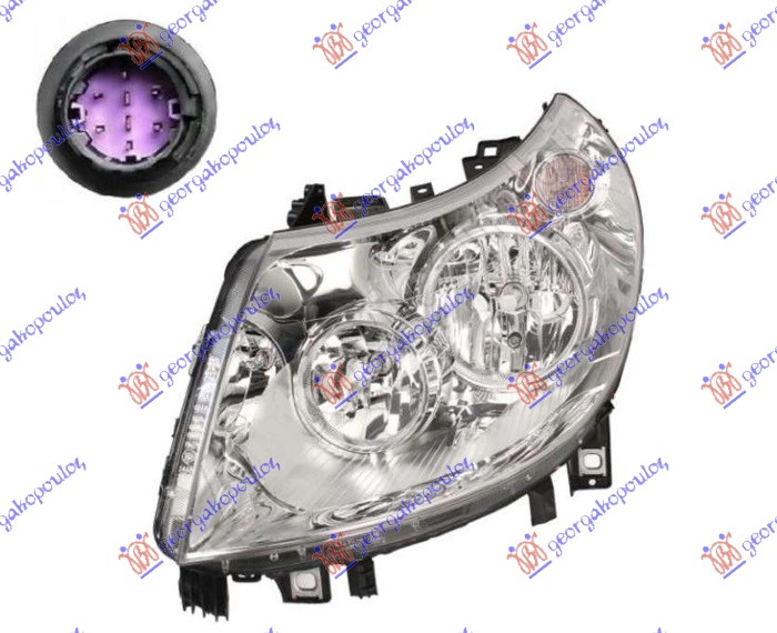 FAR ELEKTRICNI (H15/H7/PY21W/W5W) 2011- (MARELLI) FIAT DUCATO III 2006-2014 (250)