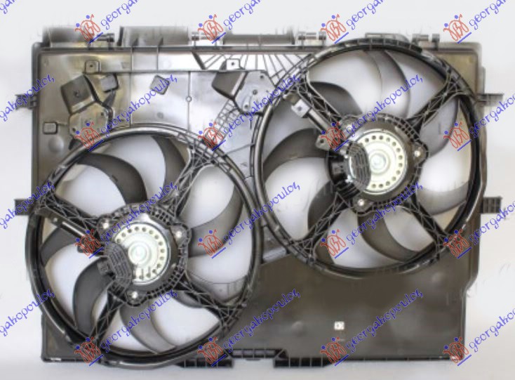 VENTILATOR (2.2/2.3/3.0 Hdi - JTD) (+AC) (MARELLI) PEUGEOT BOXER III 2006-2014