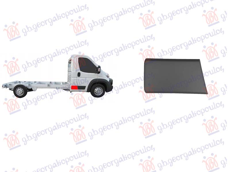 LAJSNA STUBA PREDNJIH VRATA SIVA (OTVORENA KAROSERIJA) TOYOTA PROACE MAX 2024- (MFY/MFQ)