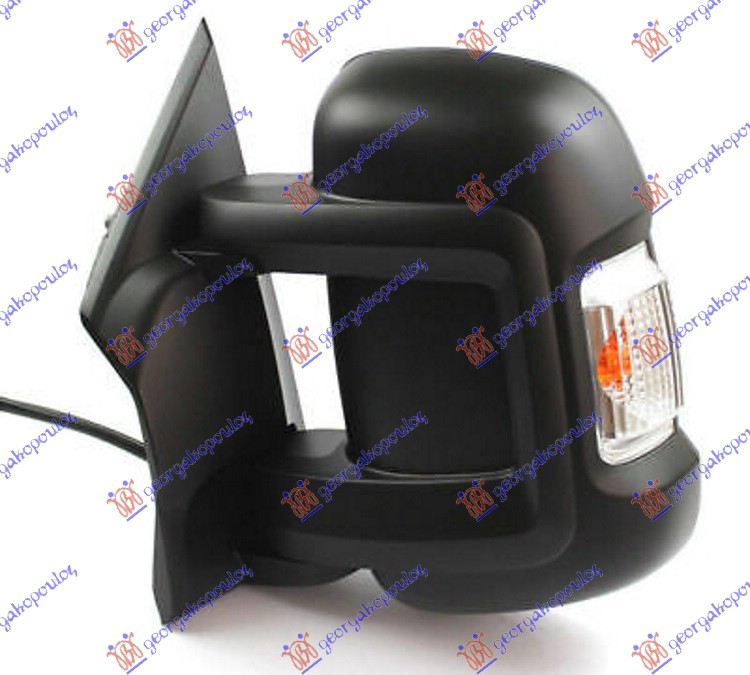 RETROVIZOR MEHANICKI KRATKI (MIGAVAC) (SENZOR) (POZICIONO SVETLO 16W) (KONVEKSNO STAKLO) TOYOTA PROACE MAX 2024- (MFY/MFQ)