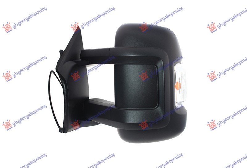 RETROVIZOR ELEKTRICNI SA GREJACEM SREDNJI (MIGAVAC) (SENZOR) (POZICIONO SVETLO 16W) (8 OTV 8 PIN + 8 OTV 2 PIN) (A KVAL) TOYOTA PROACE MAX 2024- (MFY/MFQ)