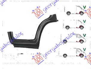 SAJTNA (SA PREDNJIM RUBOM I STUBOM) TOYOTA PROACE MAX 2024- (MFY/MFQ)