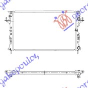 HLADNJAK MOTORA 2.2/3.0 DIZEL (MAN/AUTO) (680x438) RENAULT ESPACE 2003-2012 (JKO/JK1)