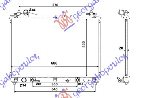 HLADNJAK MOTORA 2.0 16 V.VVTi (AUTO) (45x69x16) (KOYO) SUZUKI GRAND VITARA 2006-2015 (GT/TE/TD)