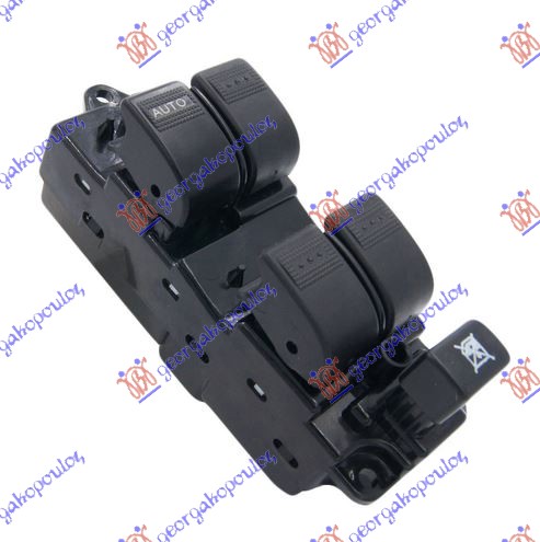 PREKIDAC U PREDNJIM VRATIMA (4 TASTERA) (10 PIN) FORD RANGER 2006-2009 (ER/EQ/R/ET)