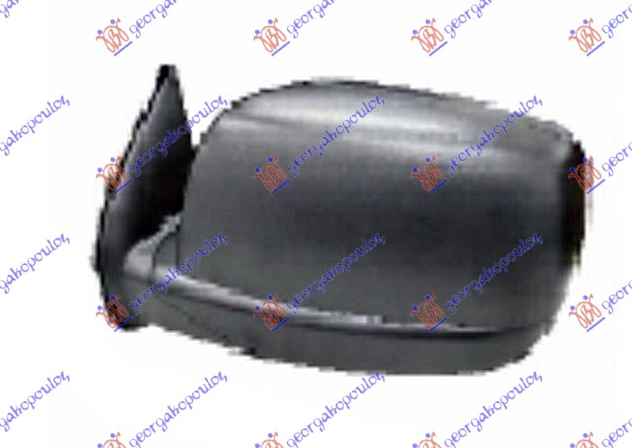RETROVIZOR MEHANICKI CRNI (RAVNO STAKLO) FORD RANGER 2006-2009 (ER/EQ/R/ET)