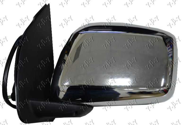 RETROVIZOR ELEKTRICNI CRNI -2008 (KONVEKSNO STAKLO) NISSAN PATHFINDER 2006-2013 (R51)