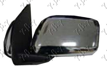 RETROVIZOR ELEKTRICNI HROM -2008 (KONVEKSNO STAKLO) NISSAN PATHFINDER 2006-2013 (R51)