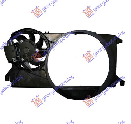 VENTILATOR (DUPLI) KOMPLET (2.4 TDCi) (1 MOTOR) FORD TRANSIT 2006-2013 (FA/FB/FZ/FC)