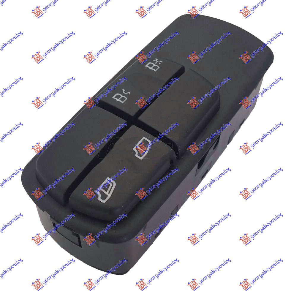 PREKIDAC U PREDNJIM VRATIMA (4 TASTERA) (13 PIN) MERCEDES ATEGO 1997- (C236/A236)