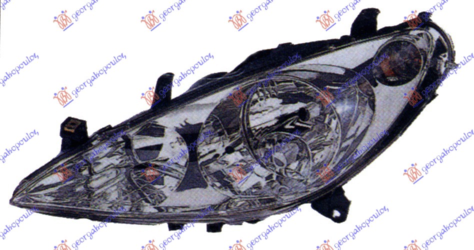 FAR ELEKTRICNI SA MAGLENKOM (VALEO TIP) (TYC) PEUGEOT 307 2001-2005 (3A/3C)