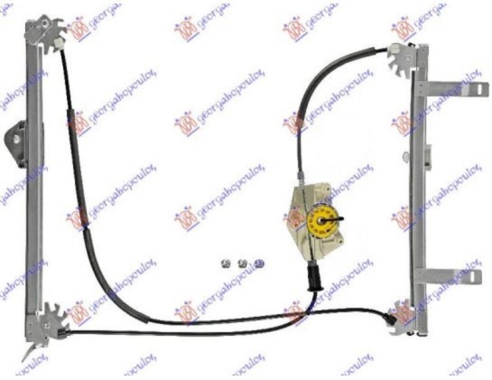 PODIZAC PREDNJEG PROZORA ELEKTRICNI (BEZ MOTORA) (CABRIO) PEUGEOT 307 2005-2007 (3A/3C)