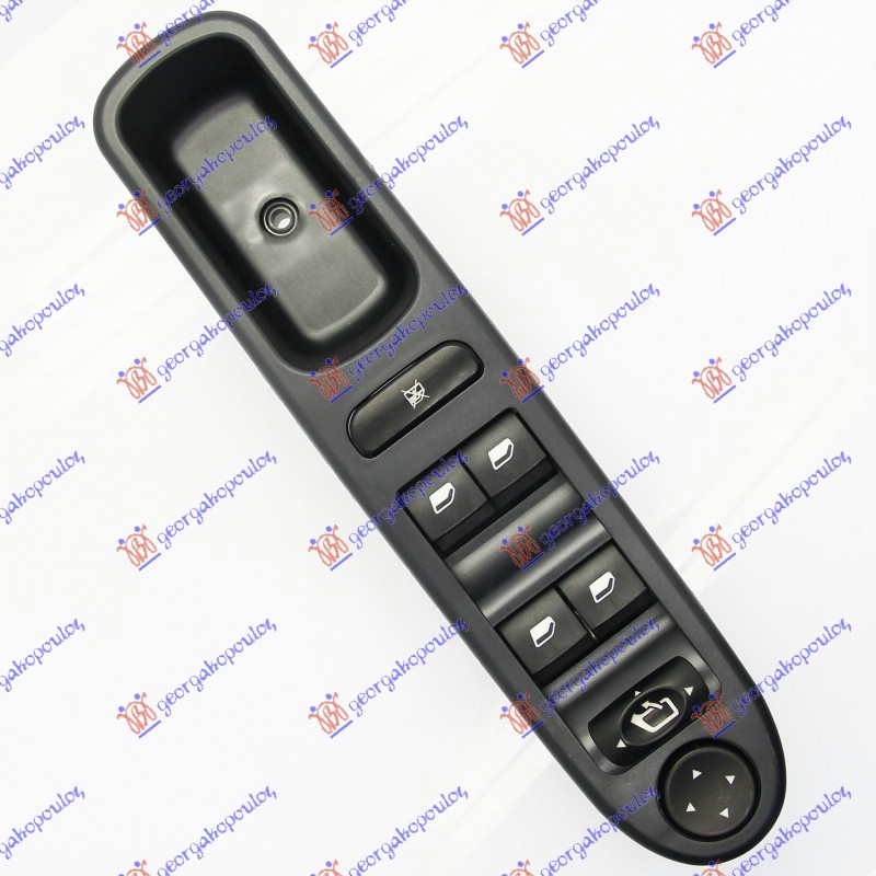 PREKIDAC U PREDNJIM VRATIMA (4 TASTERA) (9 PIN) PEUGEOT 307 2001-2005 (3A/3C)