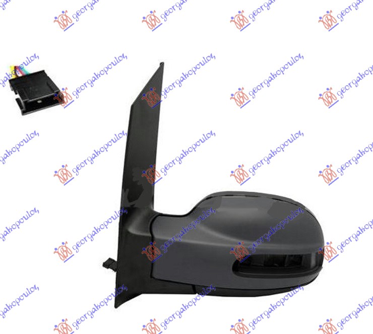 RETROVIZOR ELEKTRICNI SA GREJACEM (OTVOR ZA MIGAVAC) (VIANO) MERCEDES VITO & VIANO 2004-2010 (W639)