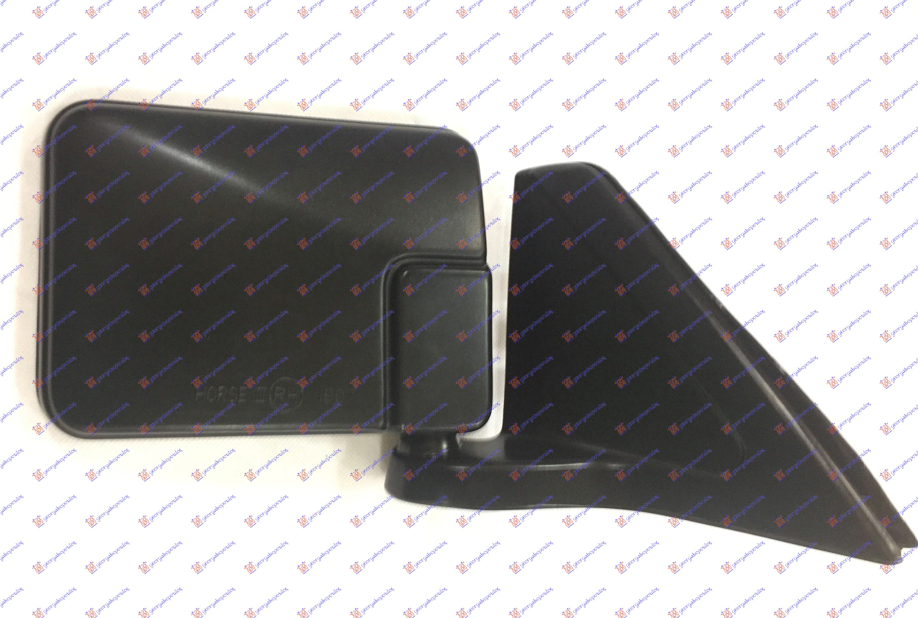 RETROVIZOR MEHANICKI CRNI 2WD (RAVNO STAKLO) MITSUBISHI P/U L200 1999-2001 (K7T/K6T/K5T)