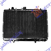HLADNJAK MOTORA 2.5 T.D DIZEL (+/-AC) (375x603x27) MITSUBISHI P/U L200 2002-2006 (K7T/K6T/K5T)