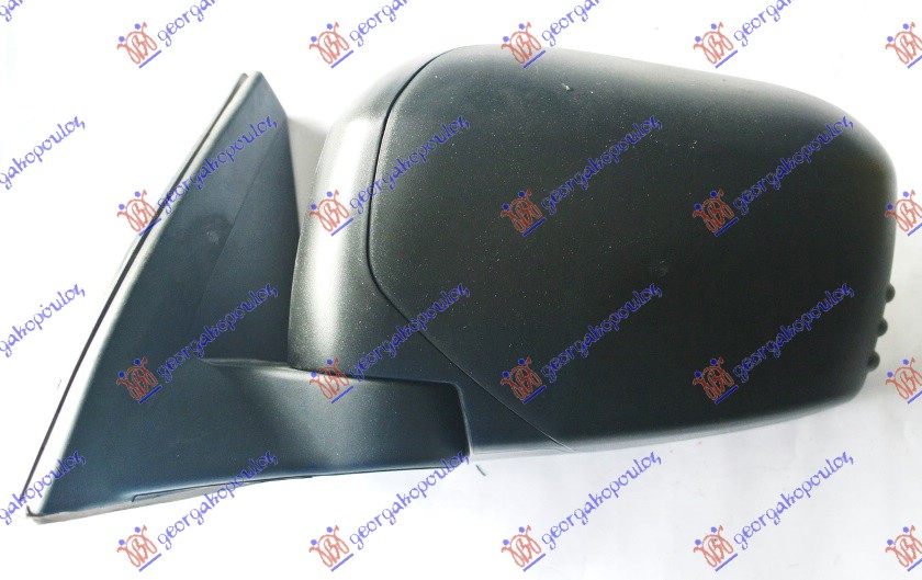 RETROVIZOR ELEKTRICNI CRNI (KONVEKSNO STAKLO) MITSUBISHI P/U L200 2006-2010 (KAT/KBT)