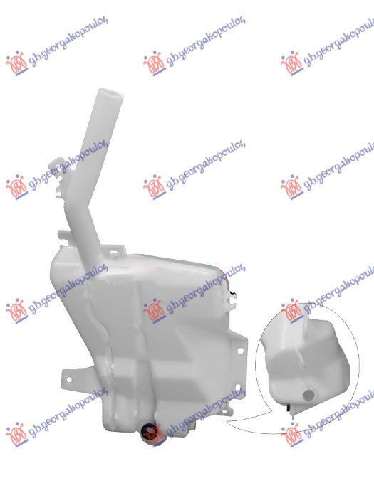 POSUDA ZA TECNOST BRISACA (SA PRSKALICOM FAROVA) MITSUBISHI P/U L200 2006-2010 (KAT/KBT)