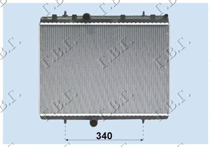 HLADNJAK MOTORA BENZIN/DIZEL (38x55x2.6) 05-07
