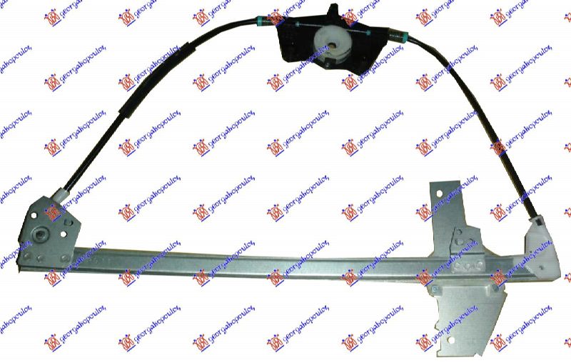 PODIZAC PREDNJEG PROZORA ELEKTRICNI (BEZ MOTORA) 5 VRATA/KARAVAN PEUGEOT 307 2005-2007 (3A/3C)