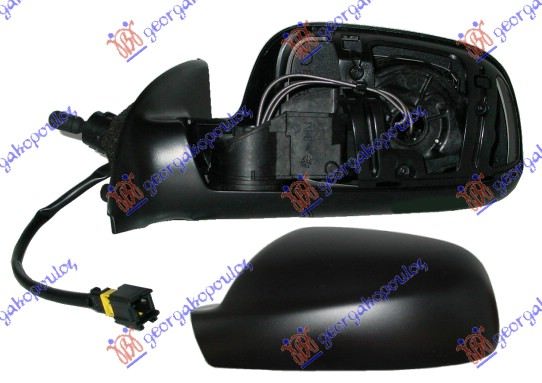 RETROVIZOR MEHANICKI SA SAJLOM (ASFERICNO STAKLO) PEUGEOT 307 2005-2007 (3A/3C)