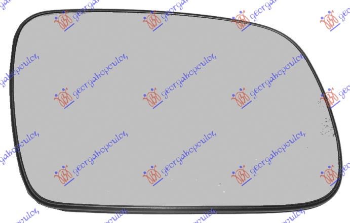 STAKLO RETROVIZORA (KONVEKSNO) PEUGEOT 307 2005-2007 (3A/3C)