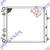 HLADNJAK MOTORA ZA SVE MODELE (-AC) (43x41) BEZ VENTILATORA SKODA ROOMSTER-PRAKTIK 2006-2010 (5J7)