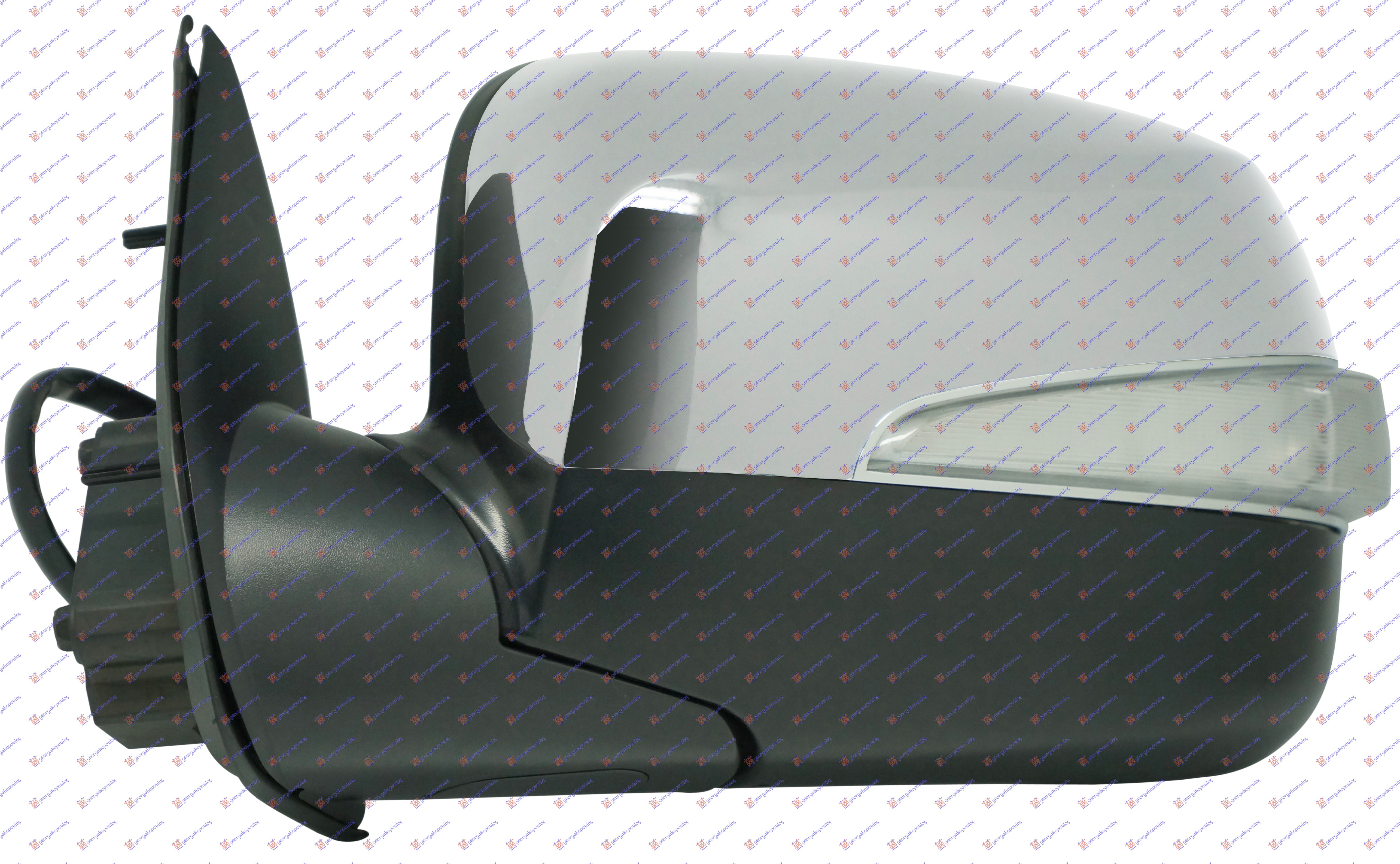 RETROVIZOR ELEKTRICNI HROM (ELEKTRO-SKLOPIV) (MIGAVAC) (A KVALITET) (KONVEKSNO STAKLO) ISUZU P/U D-MAX 2007-2013 (TFR/TFS)