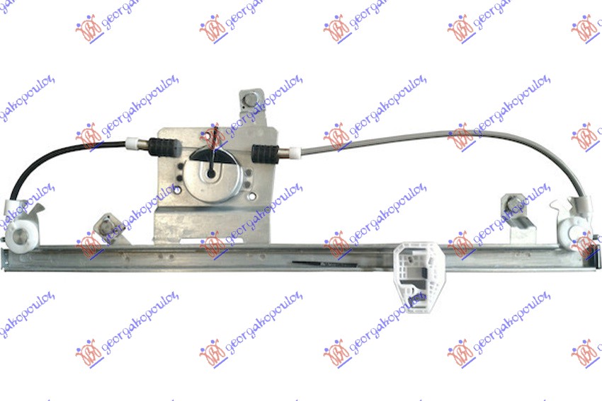 PODIZAC PREDNJEG PROZORA ELEKTRICNI (BEZ MOTORA) RENAULT MODUS 2005-2008 (F/JP0)